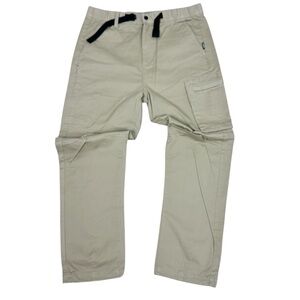Element Men's Beige Howland Travel Cargo Slim Fit Pants